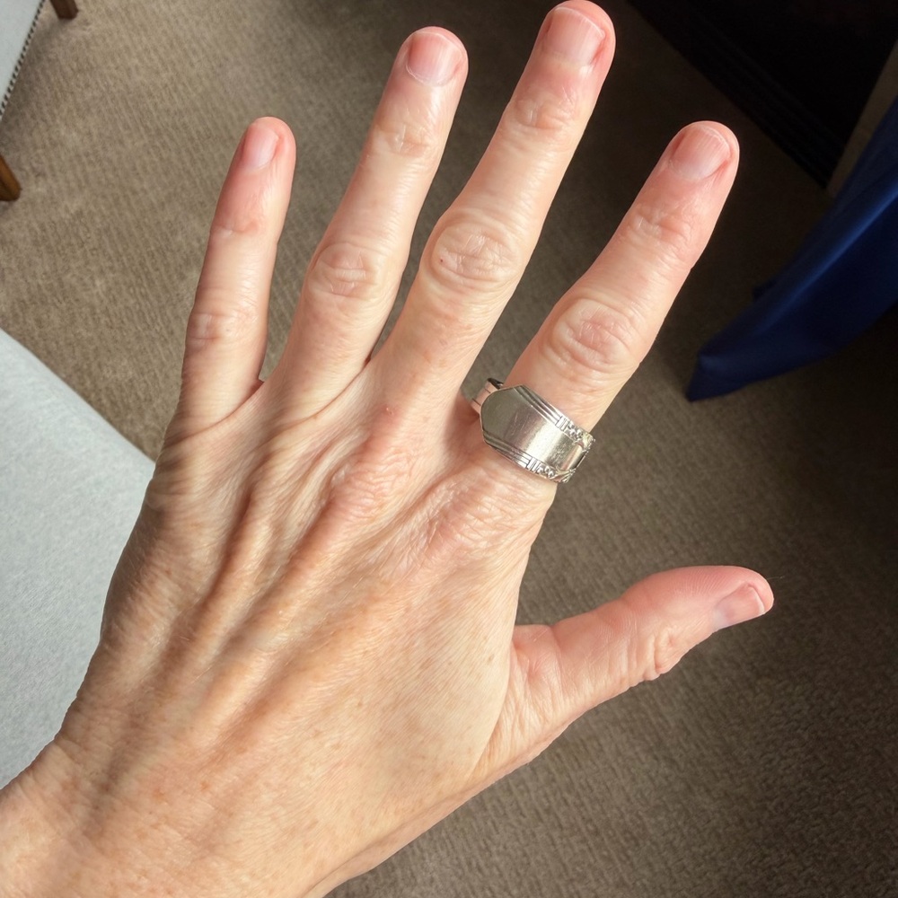 Handmade Spoon Ring - Picture 6 of 13